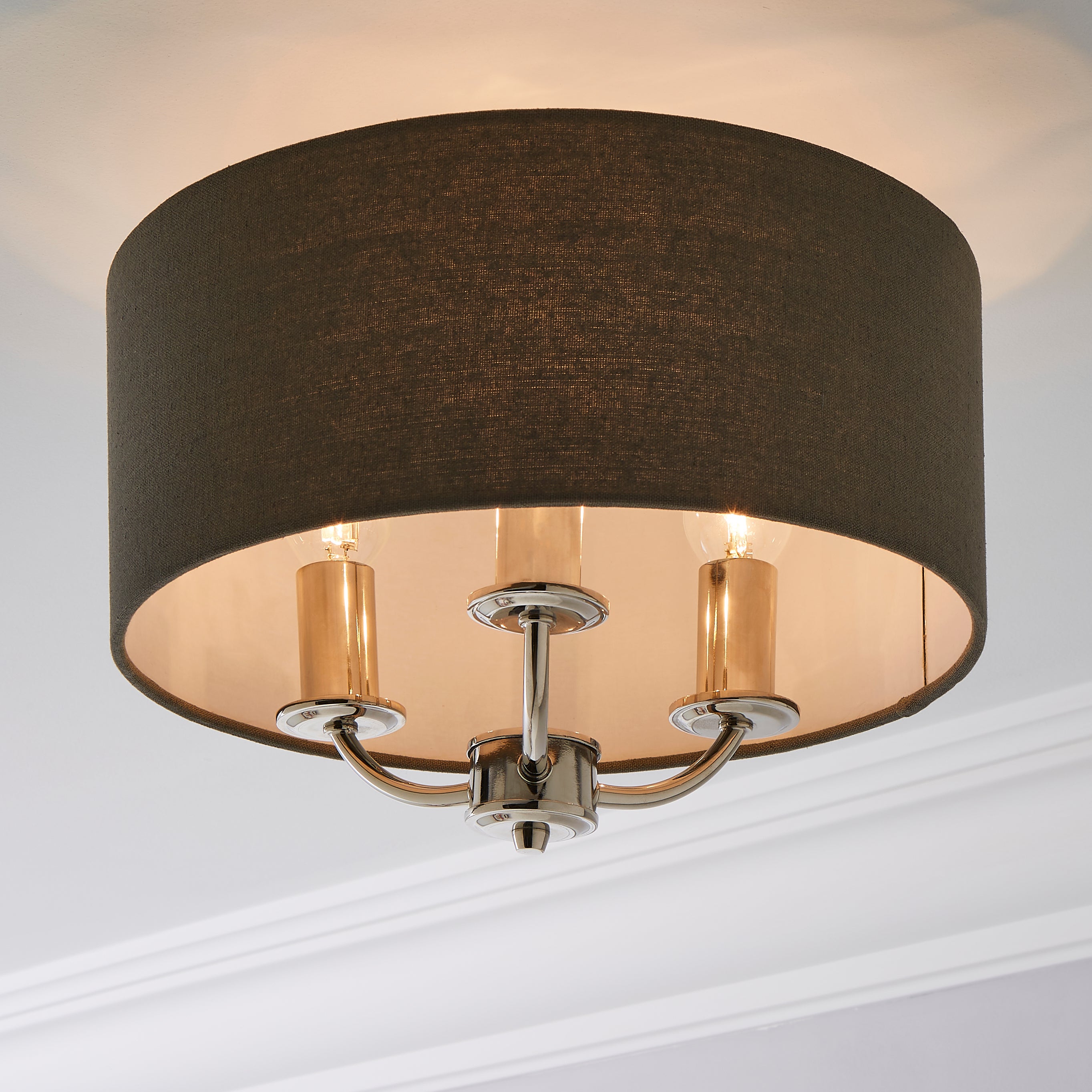 Preston 3 Light Flush Ceiling Light