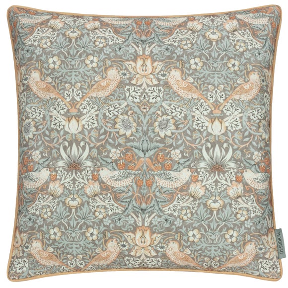 Morris & Co. Strawberry Thief Outdoor Square Cushion 3