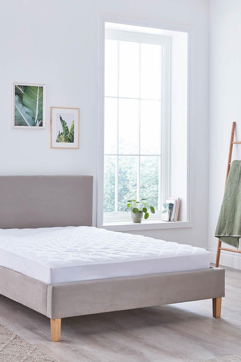 Martex Eco Pure Microfibre Mattress Protector in White