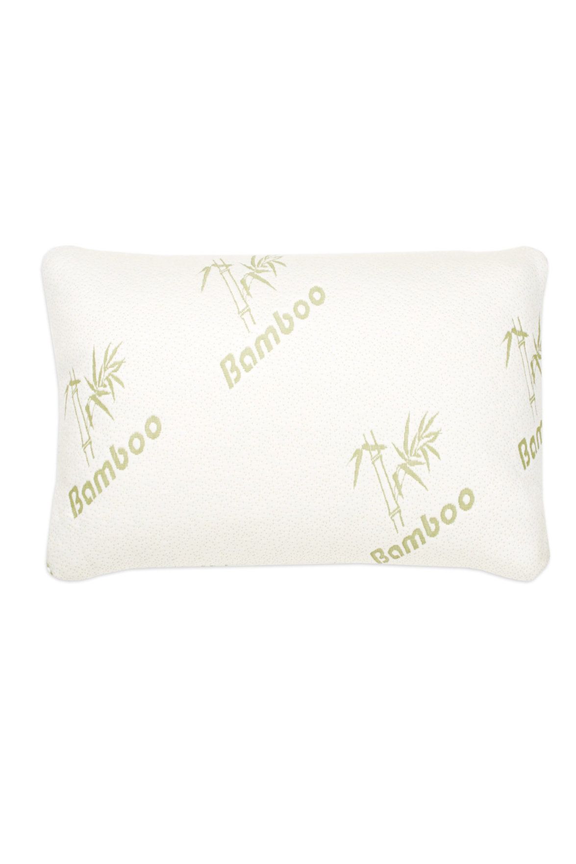 Ezysleep Medium Support Bamboo Memory Foam Single Pillow in White