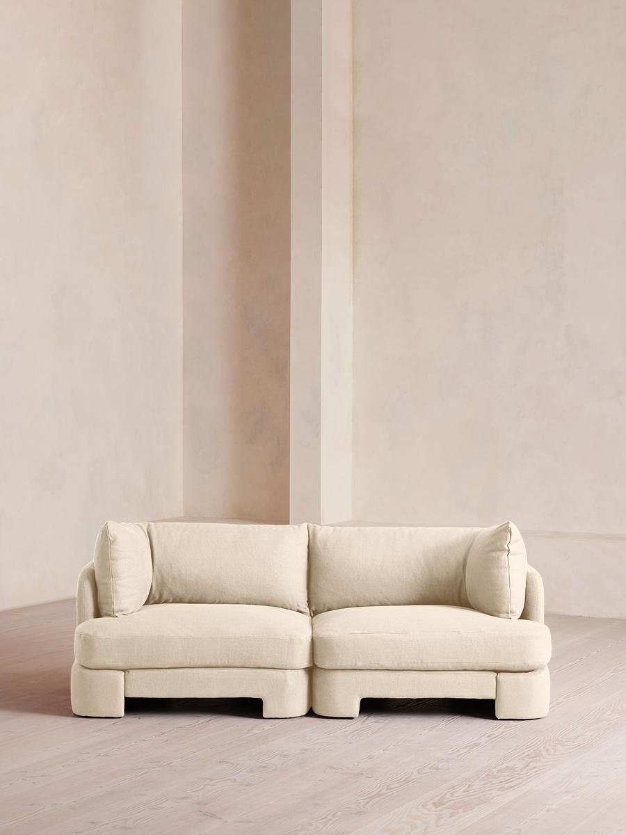 Odell Modular Sofa, Three Seater, Linen, Bisque