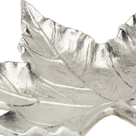 Metal Oak Leaf Bowl 5