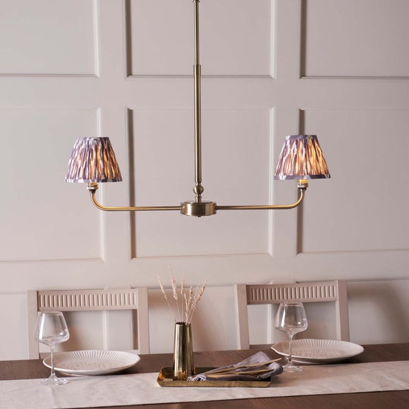 Vogue Leila 2 Light Adjustable Linear Ceiling Light