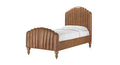 Bella Single Bed in Tan Vintage Leather - sofa.com