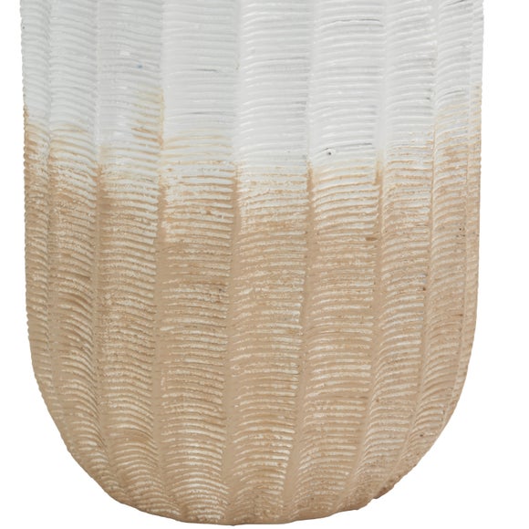Amalia Ombre Textured Stoneware Vase 5