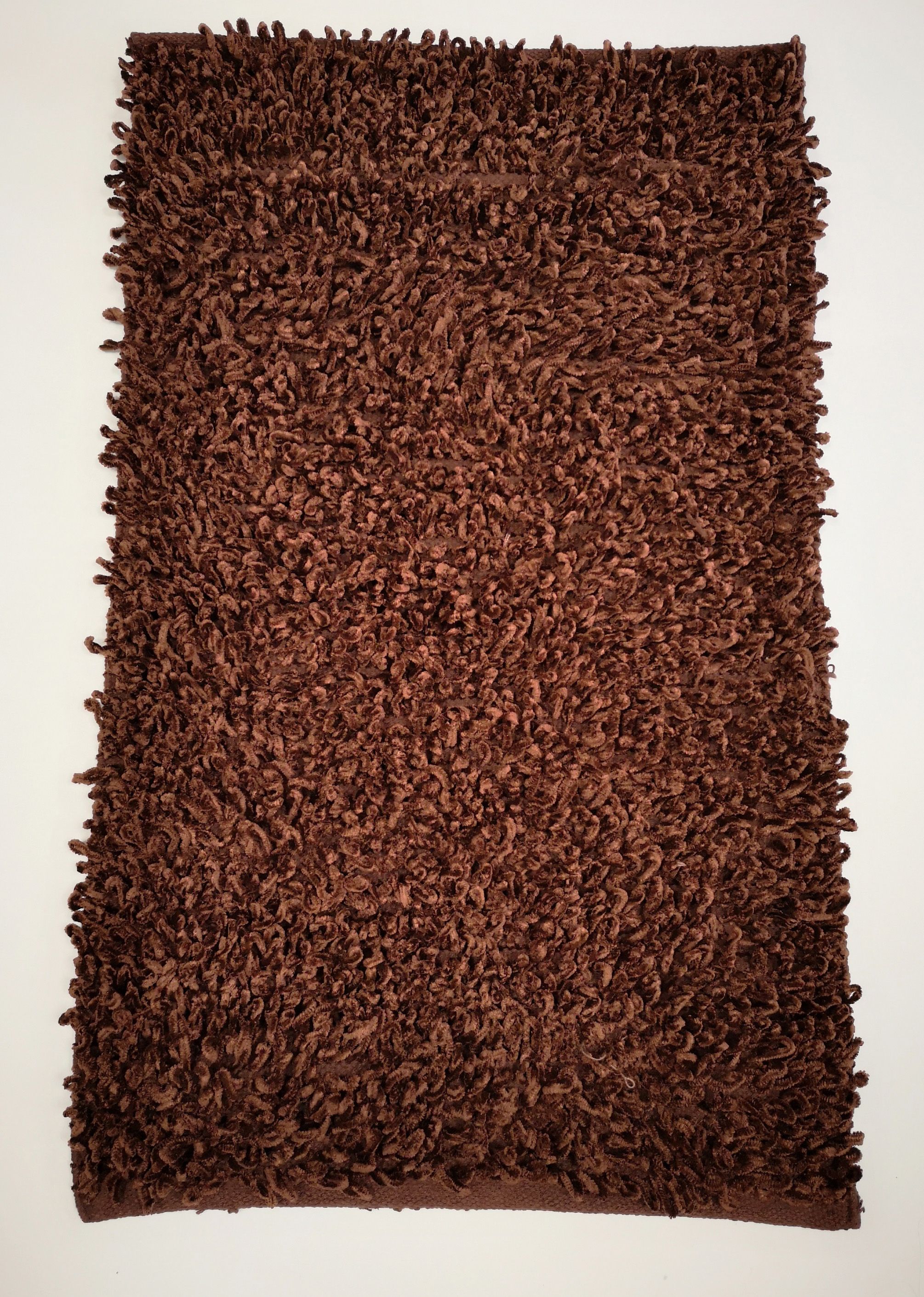 Rapport Home Oxford Shaggy Rug (55x85 cm) in Dark Brown