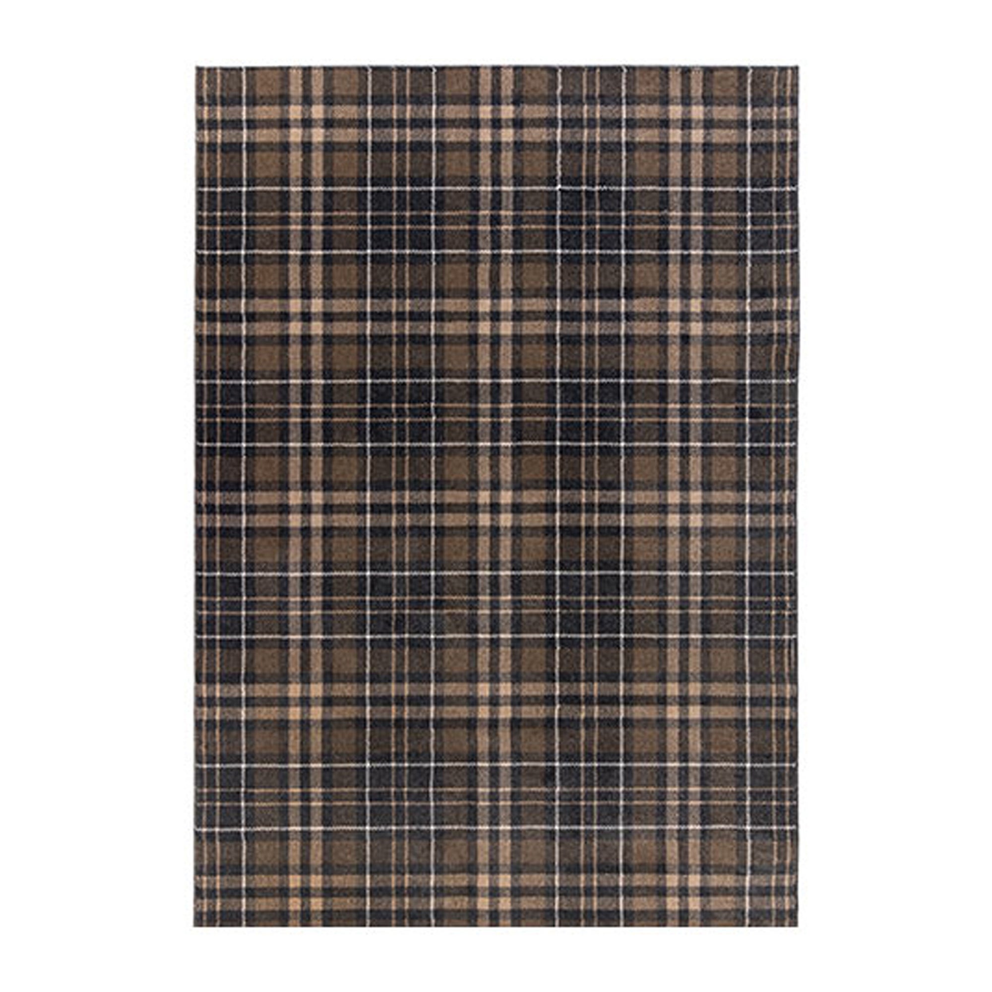 Kilbirnie Rug Grey, White and Brown