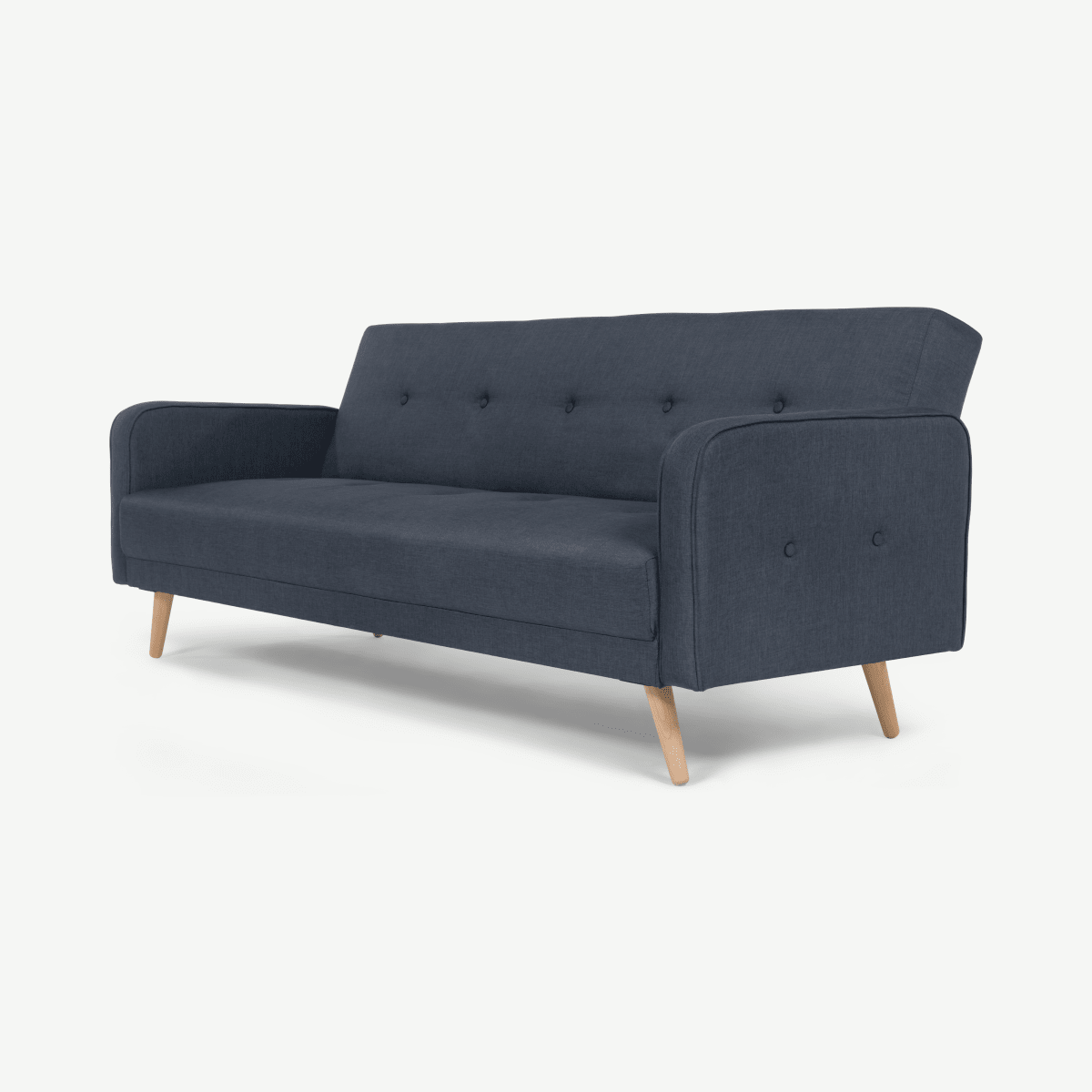 Chou Click Clack Sofa Bed, Quartz Blue Weave
