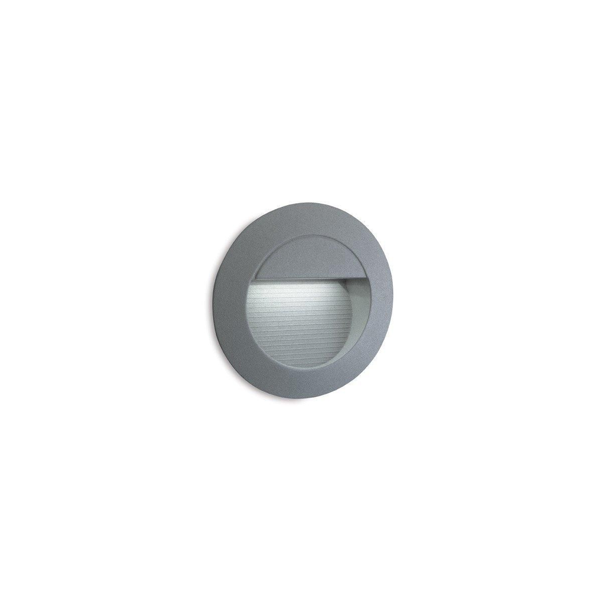 Netlighting Led LED 14 Light Wall & Step Light Aluminium White IP65 in Grey