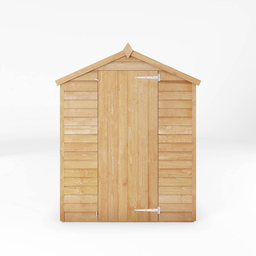 Mercia 3 x 5 Feet Overlap Apex Windowless Shed - L85.9 x W160 x H191.9 cm in Brown 2