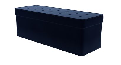 Buttons Storage Bench in Admiral Smart Cotton - sofa.com