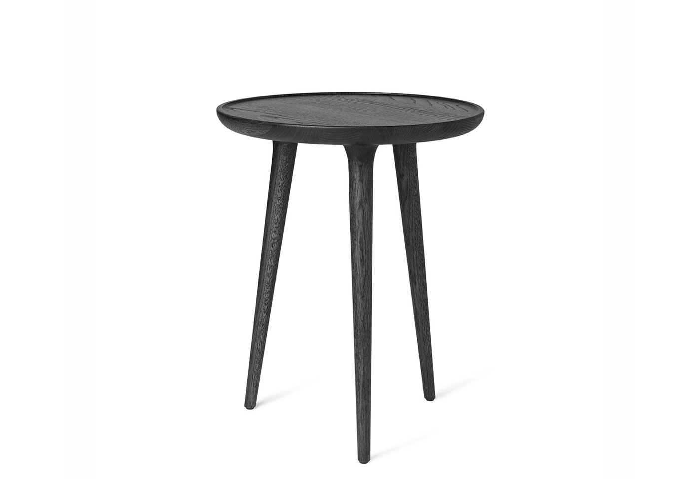 Mater Accent Side Table Black Stained Oak Medium W45 x H55