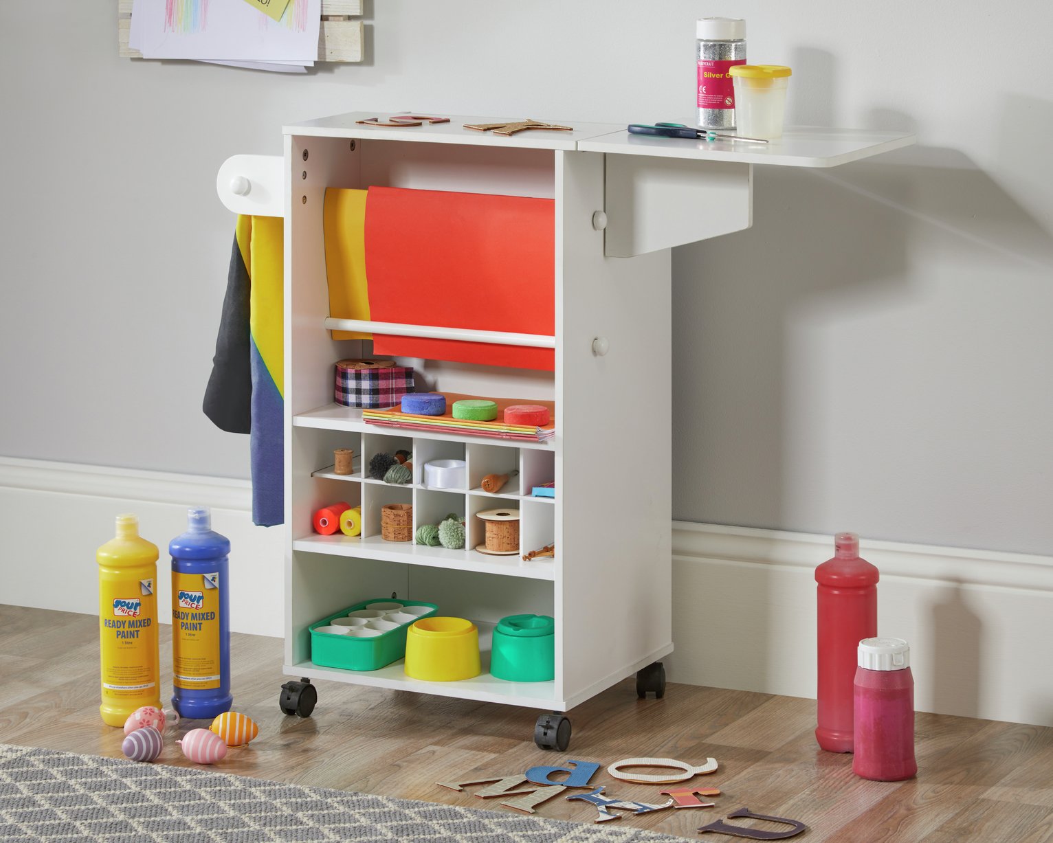 Lloyd Pascal Kids Medium Craft Desk - White