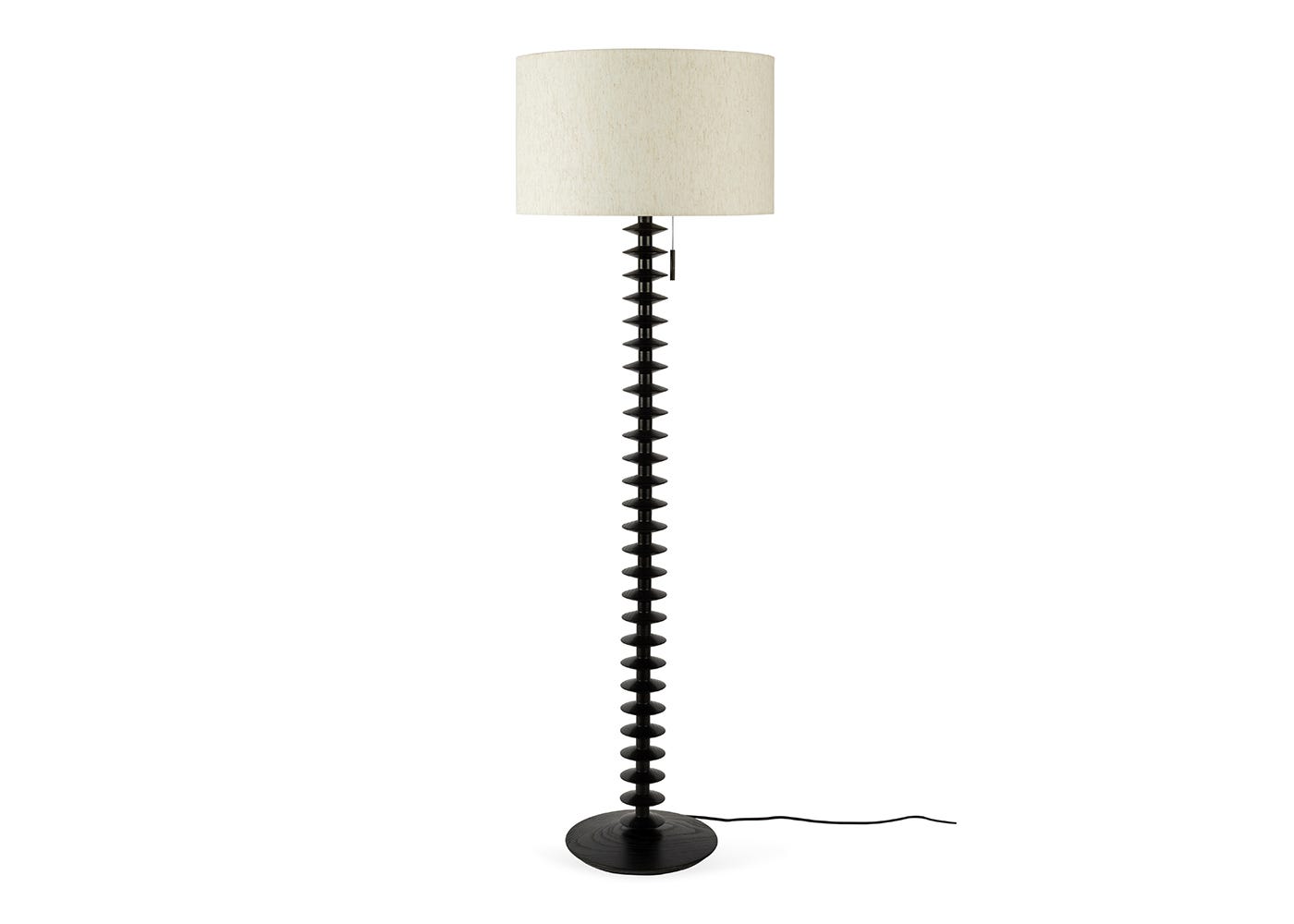 Heal's Rygrad Floor Lamp Black Ash