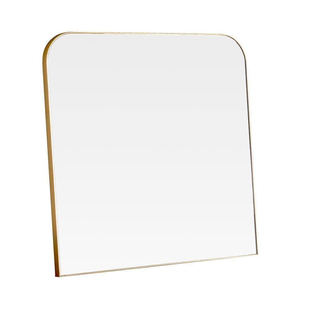 Yearn Mirrors Minimal Large Gold Mantle Mirror 100(w) x 100cm(h) 4