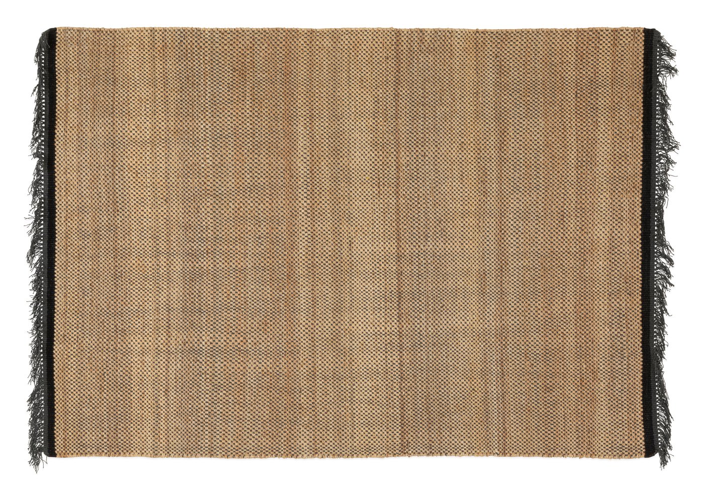 Heal's Hanson Jute Rug Black 120 x 180cm