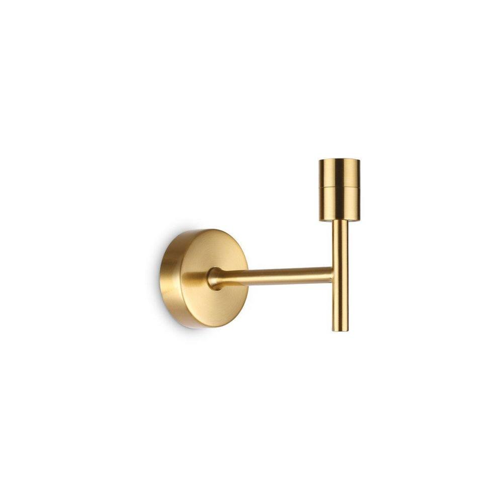 Netlighting Set Up Wall Lamp Brass Without Shade in Yellow