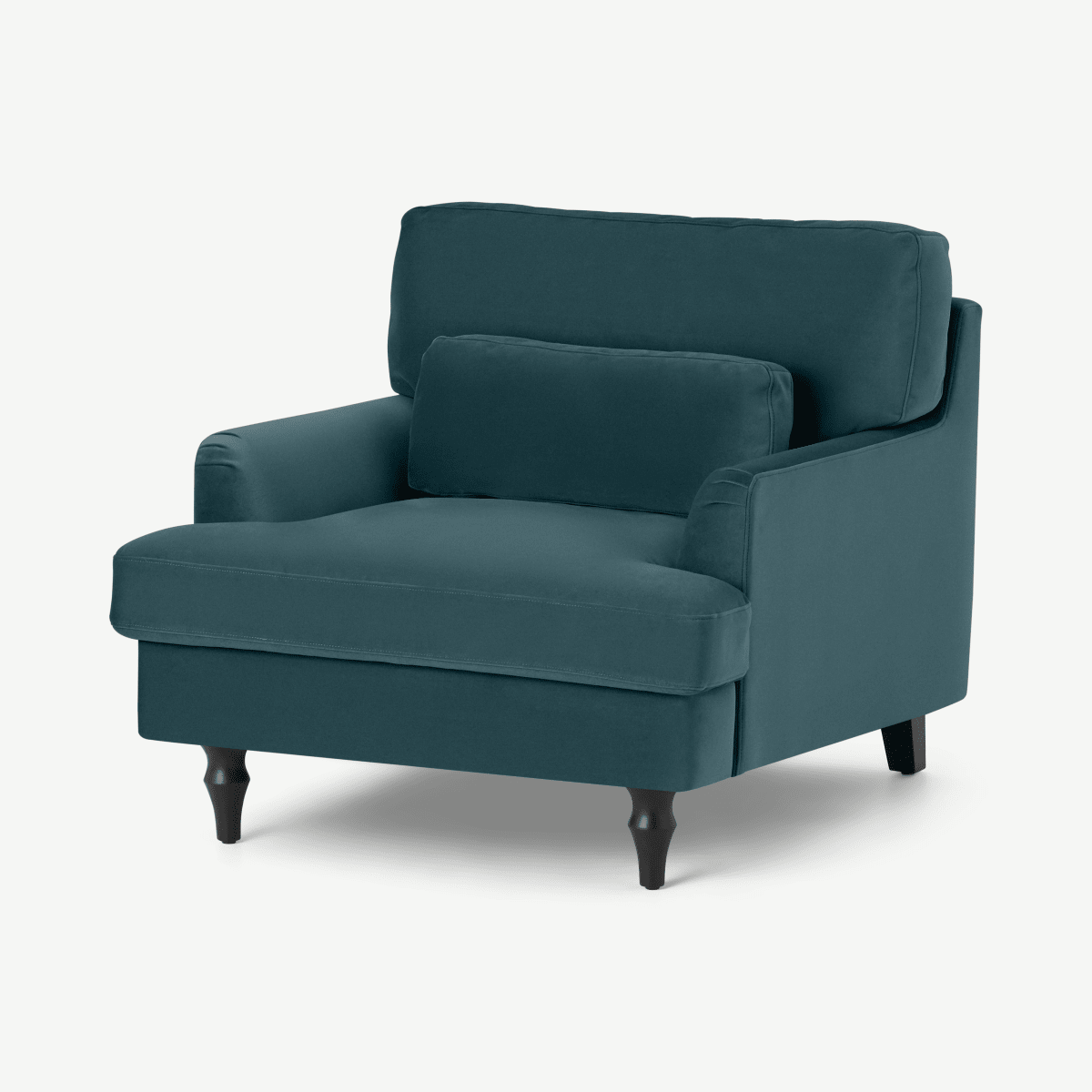 Tamyra Loveseat, Steel Blue Velvet