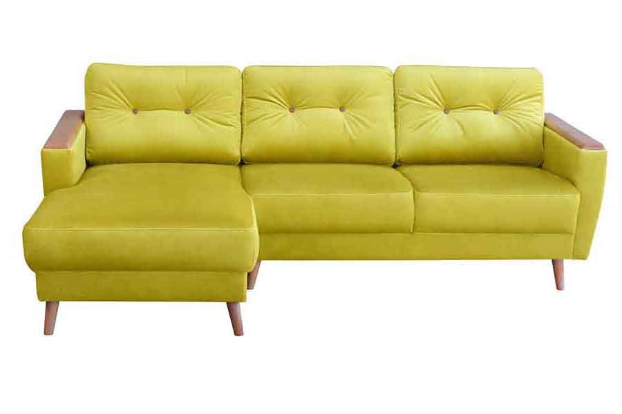 Expo Left hand Corner Sofa  Genova Olive