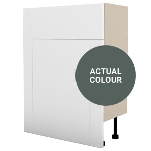 Duarti By Calypso Highwood 600mm Floor Reaching Full Depth Toilet Unit - Woodland Green