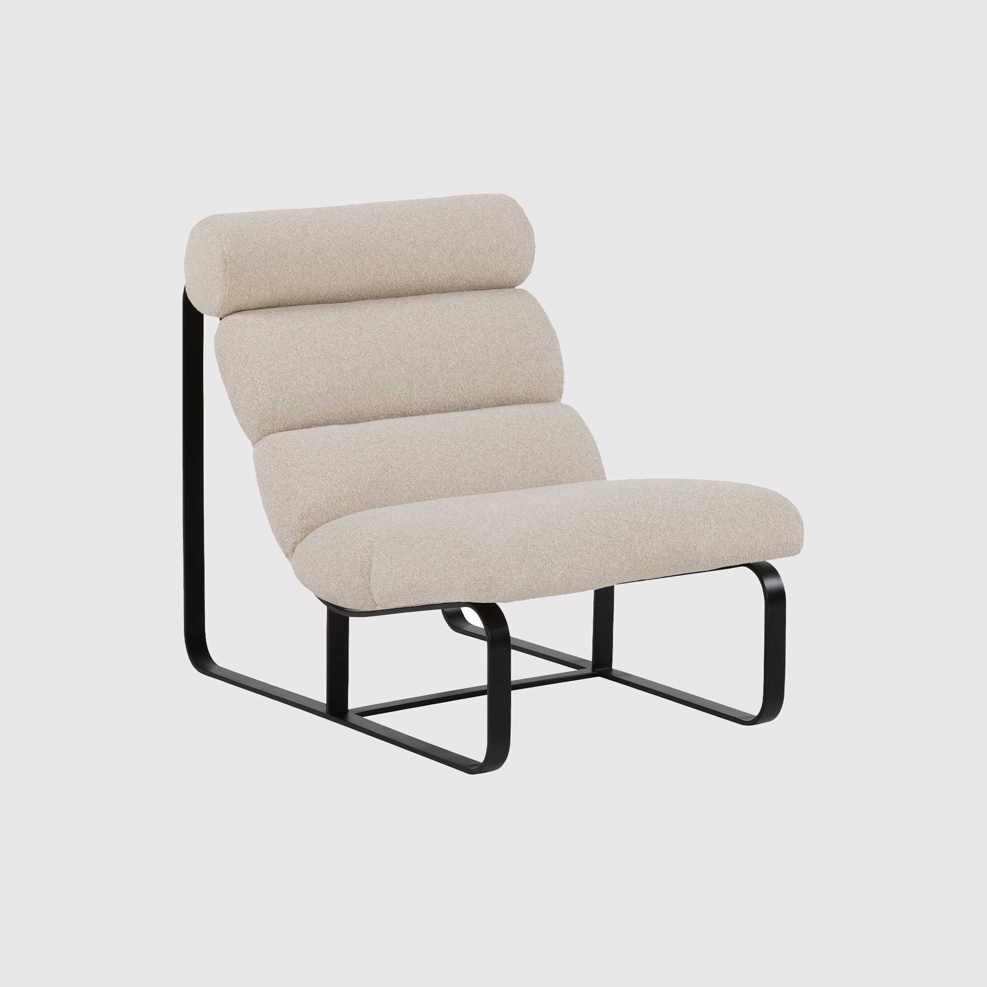 Lucien Accent Armchair, White Fabric | Barker & Stonehouse