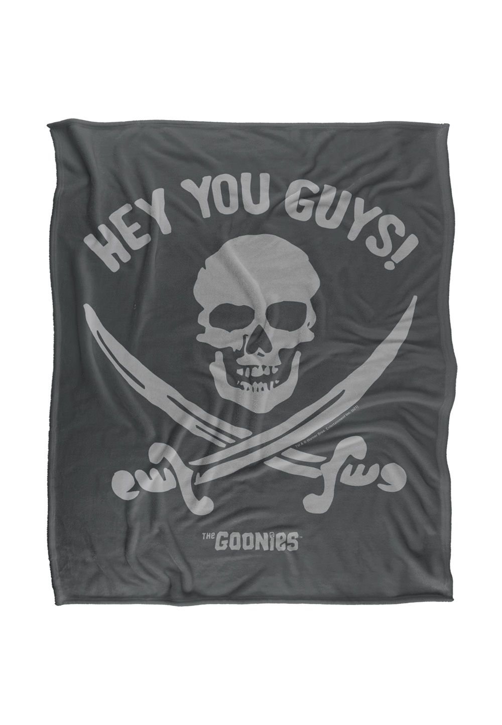 Warner Brothers The Goonies 152x127cm Silky Touch Super Soft Throw Blanket in White