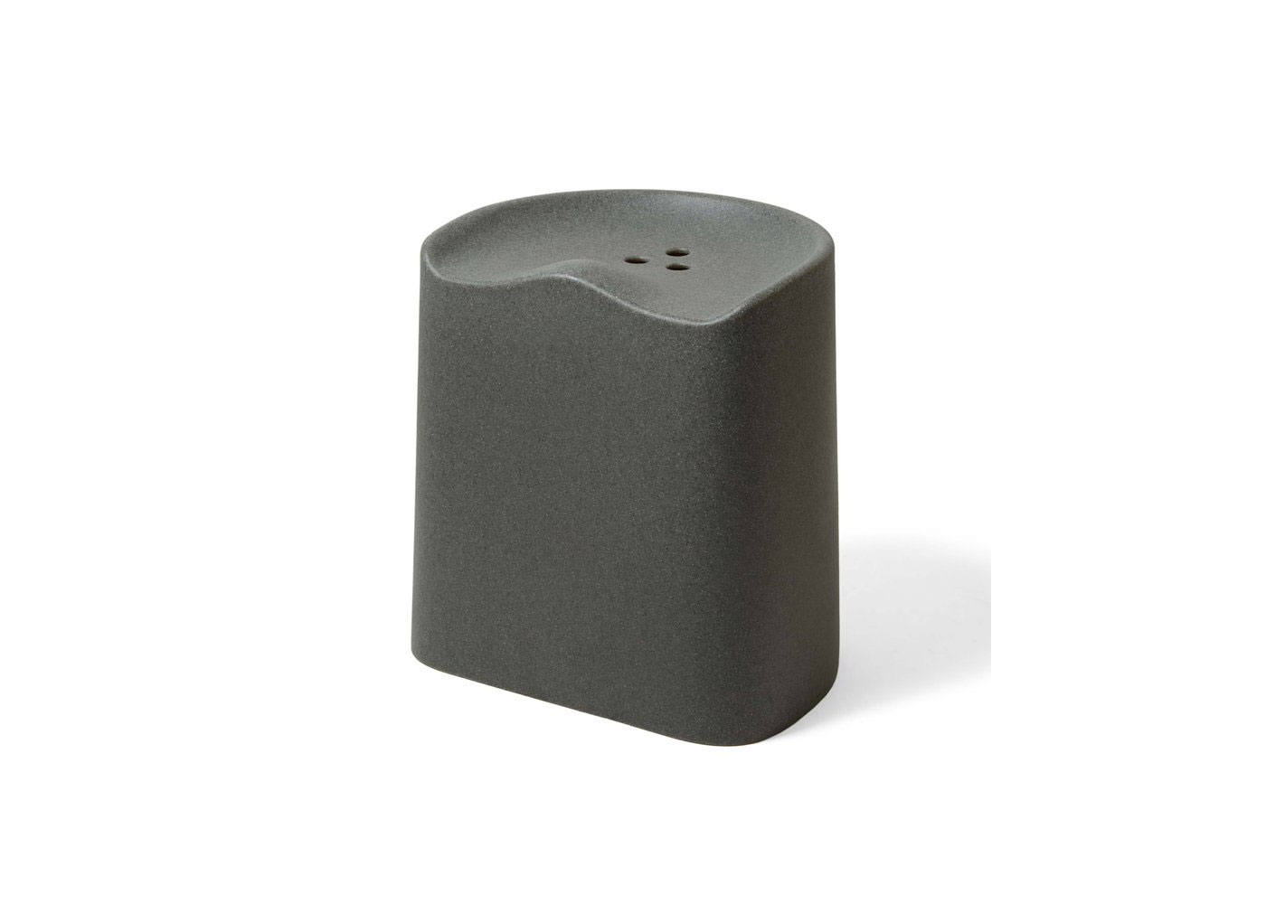 Established & Sons Butt Low Stool Grey Fleck