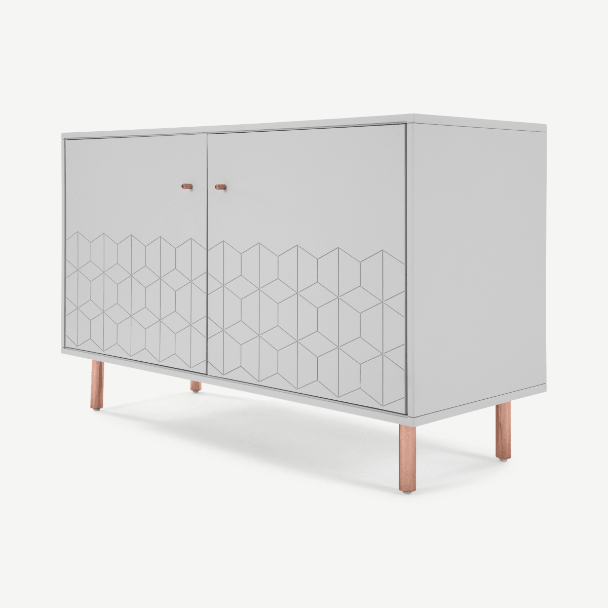 Hedra Sideboard, Copper and Grey