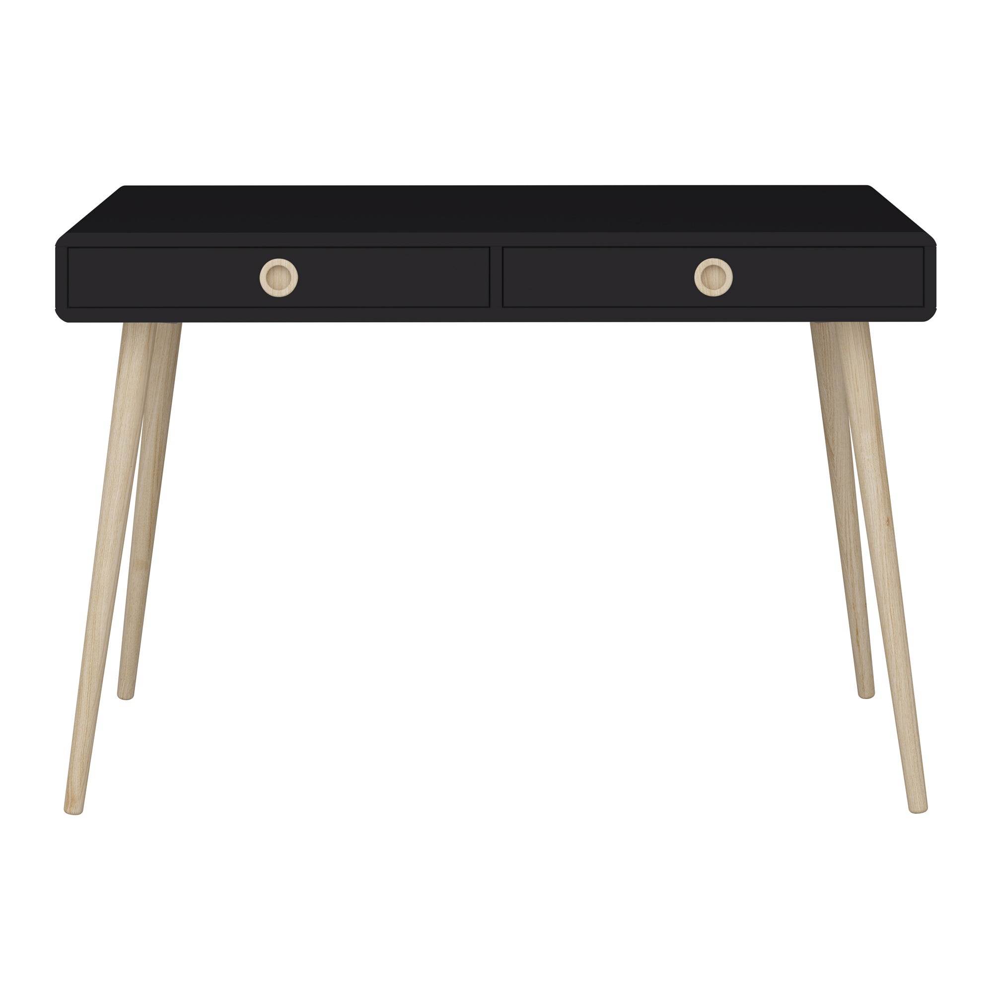 Softline Desk Black and Brown