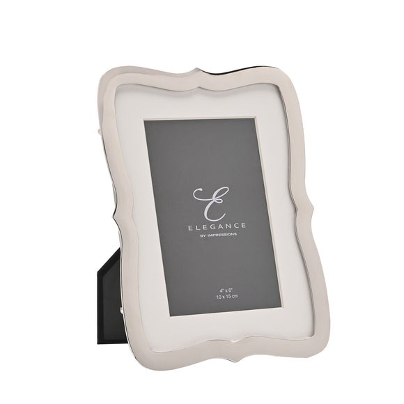 Elegance Silver Wavy Edged Photo Frame