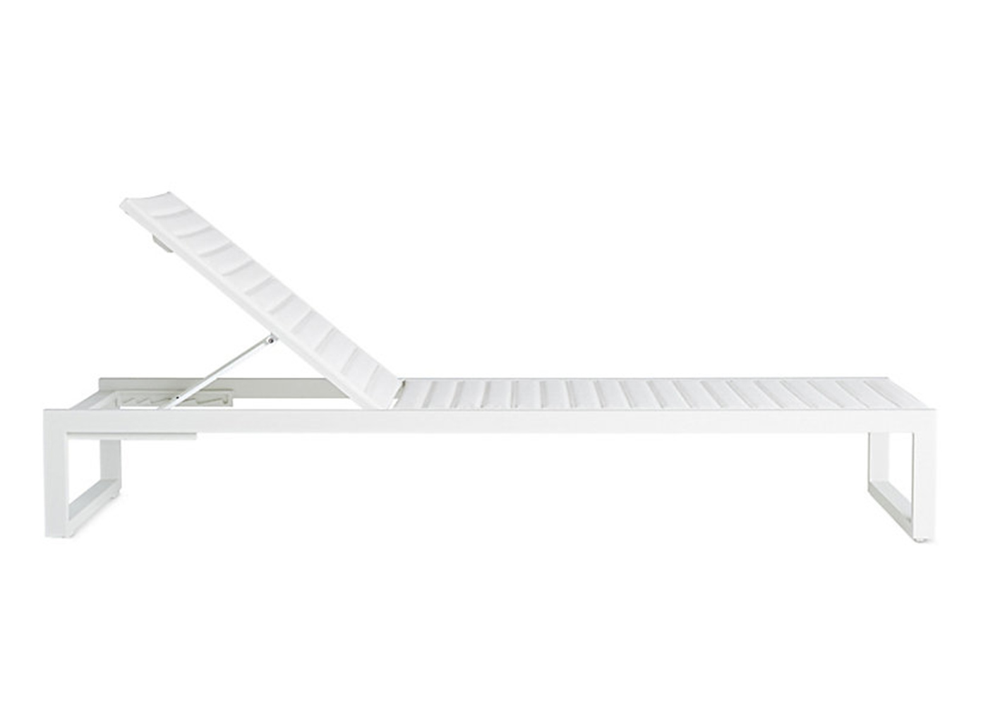 Case Eos Garden Sun Lounger White
