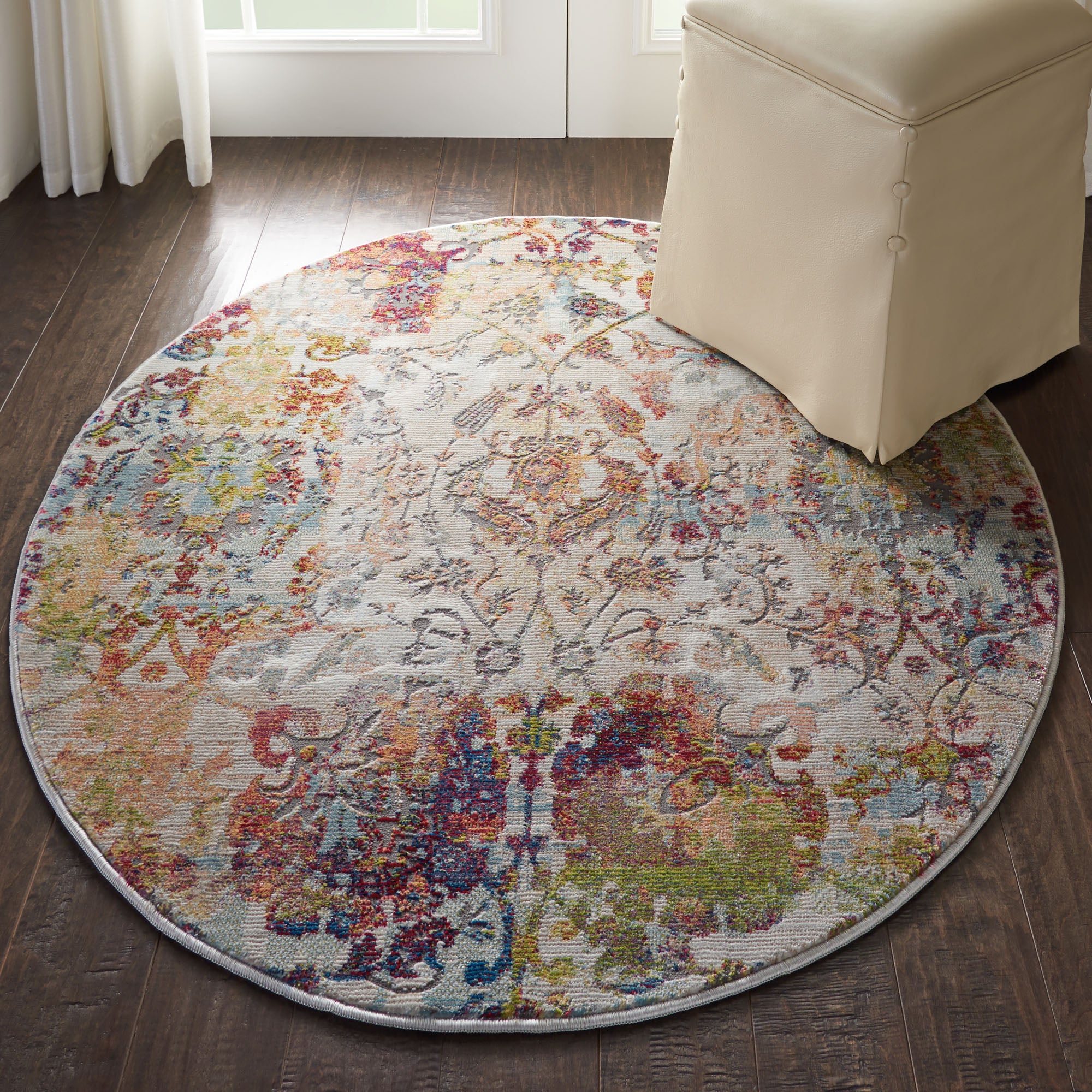 Ankara Global 6 Round Rug Orange