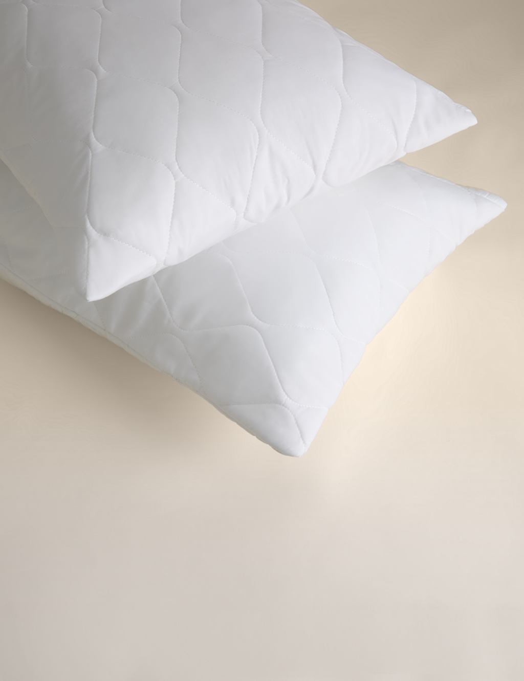 M&S 2 Pack Stay Cool Pillow Protectors White