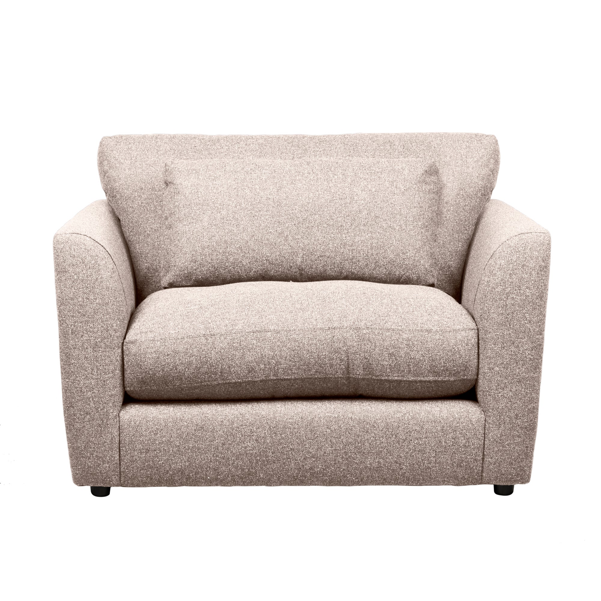 Esther Fleck Fabric Snuggle Chair Natural