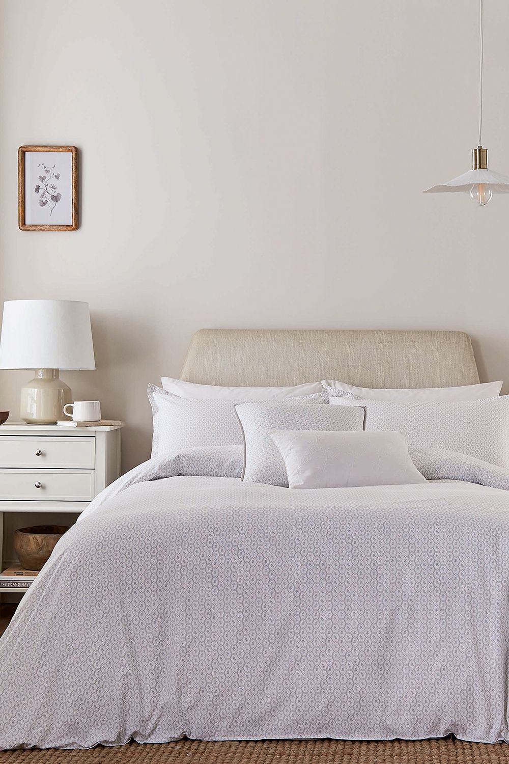 Murmur 'Florin' Cotton Duvet Cover Set in Light Beige