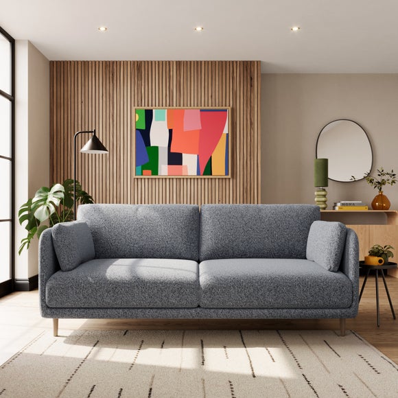 Armitage Navy Boucle 3 Seater Sofa