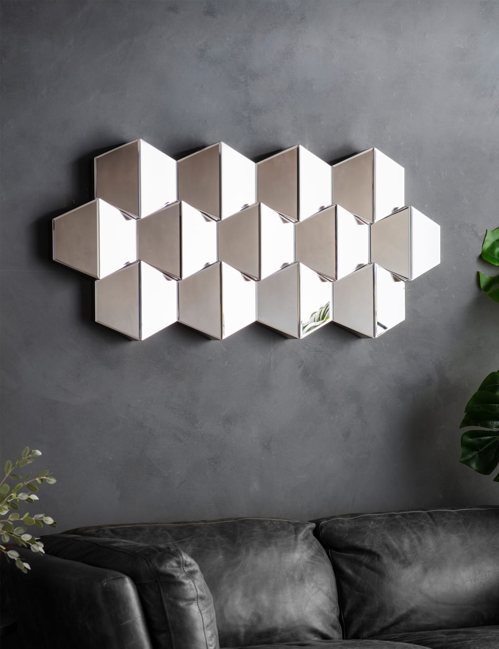 Gallery Direct Carina Extra Large Wall Mirror Silver