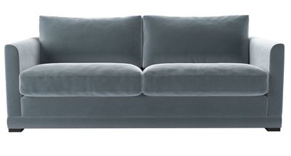 Aissa 3 Seat Sofa Bed in Windermere Cotton Matt Velvet - sofa.com