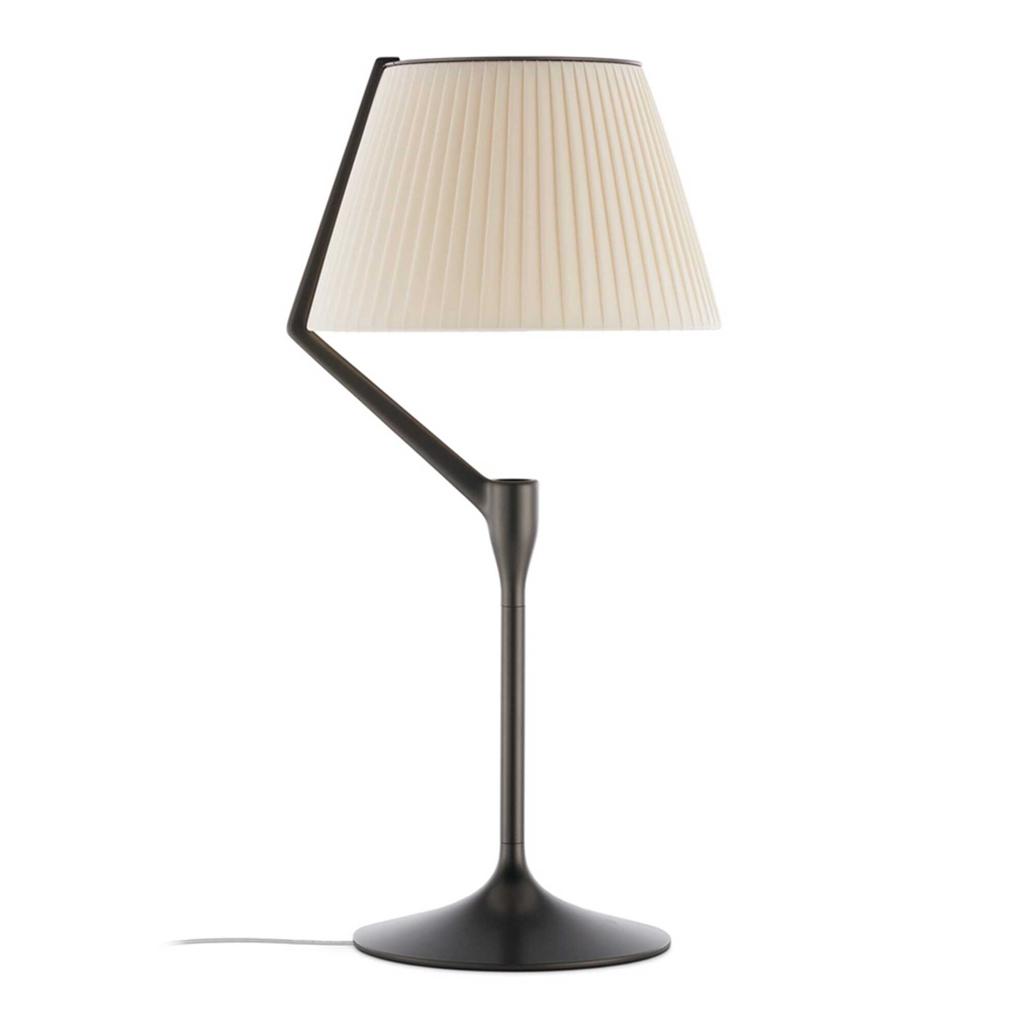 Kartell Angelo Stone Table Lamp 33x70 Titanium, Black | Barker & Stonehouse