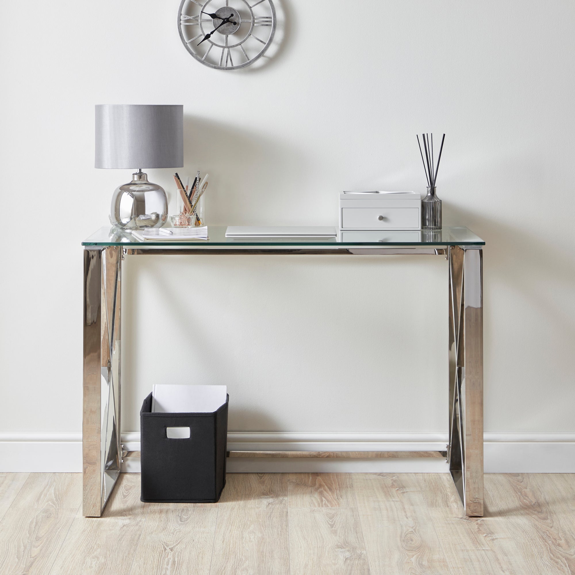 Madison Desk Silver