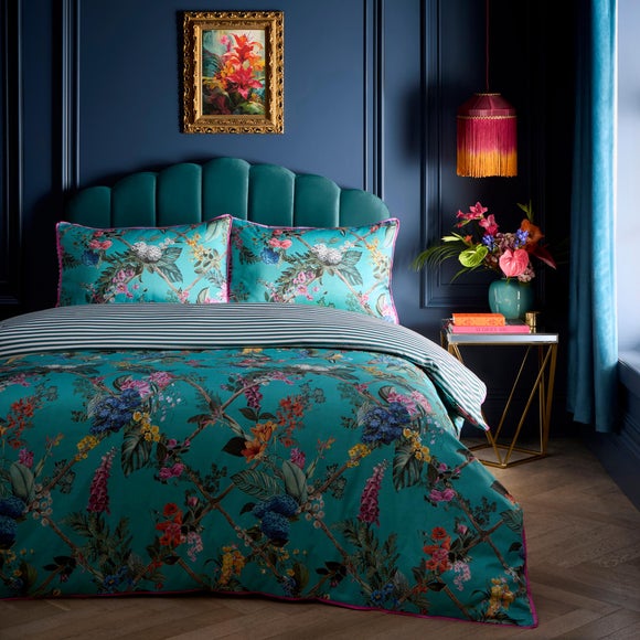 Laurence Llewelyn-Bowen Cotswold Fantasia 100% Cotton Duvet Cover & Pillowcase Set