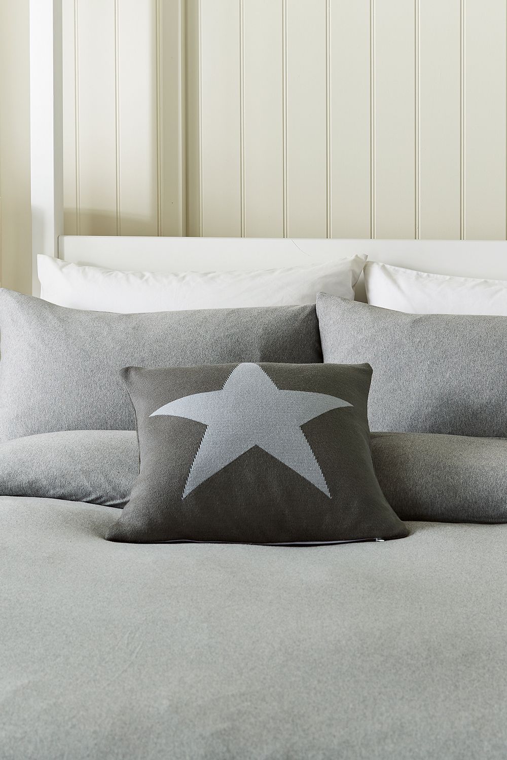 Helena Springfield 'Jersey' Cotton Duvet Cover Set in Grey 2