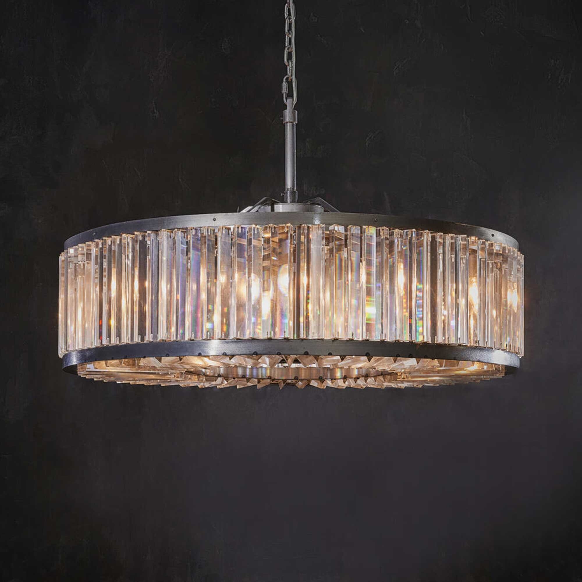 Timothy Oulton Rex Medium Pendant Light Metal | Barker & Stonehouse