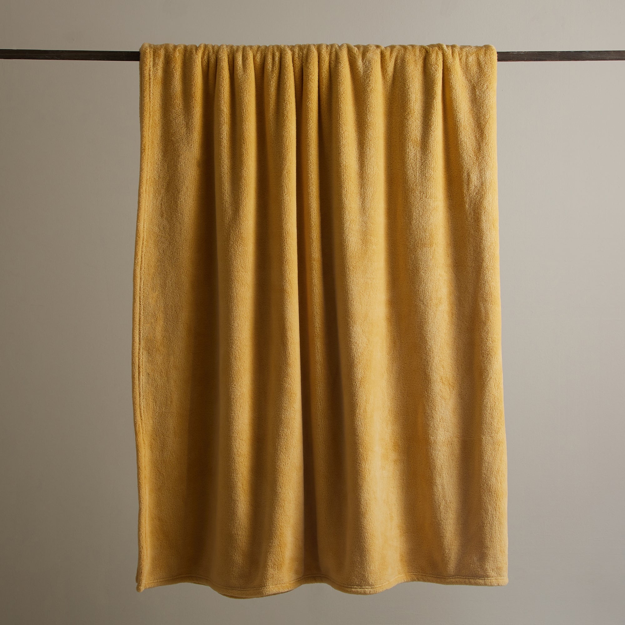 Seriously Soft Ochre Throw Ochre