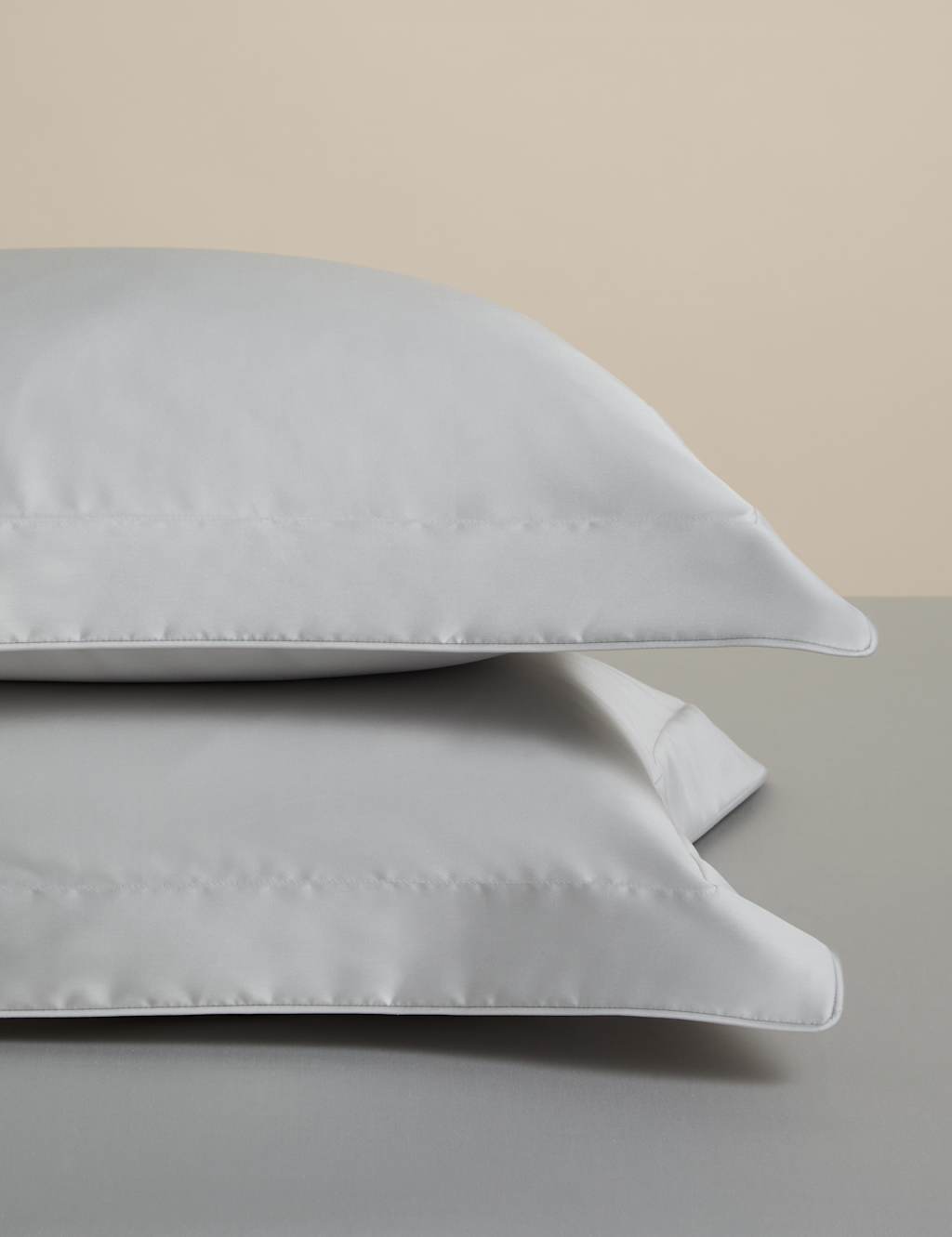 M&S 2 Pack Egyptian Cotton 230 Thread Count Oxford Pillowcase Dove