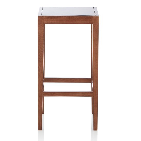Proctor Wooden Bar Stool Square In Walnut
