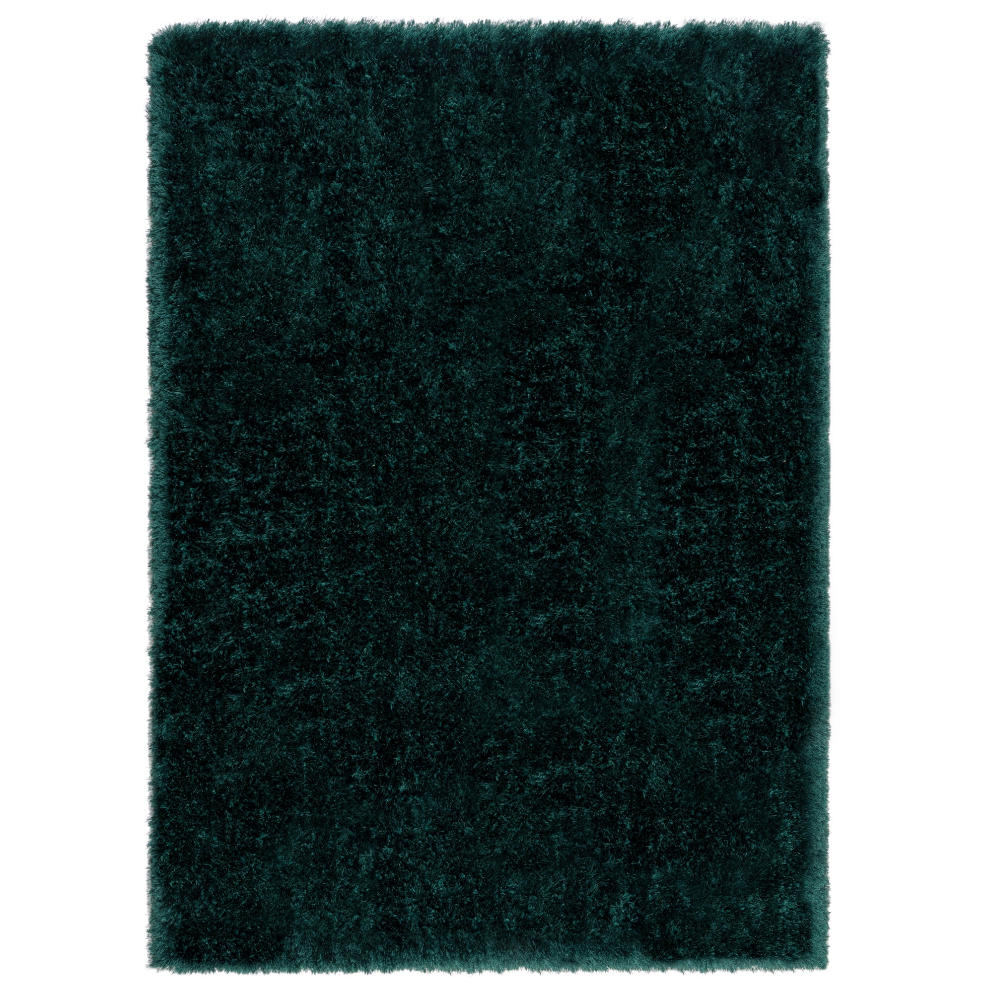 Jewel Shaggy Rug Green