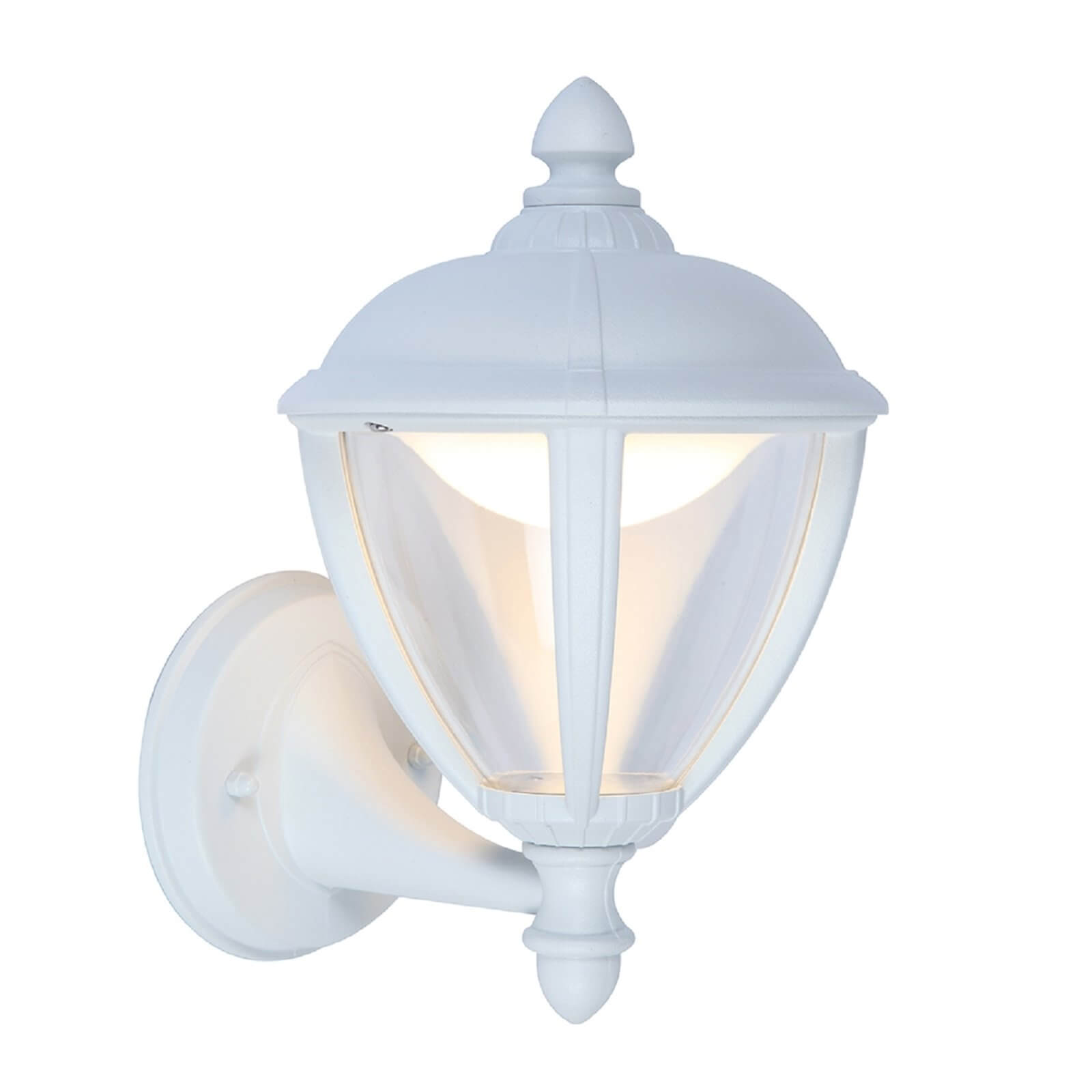 Lutec Unite 6.5W 3000K LED Wall Uplight - White