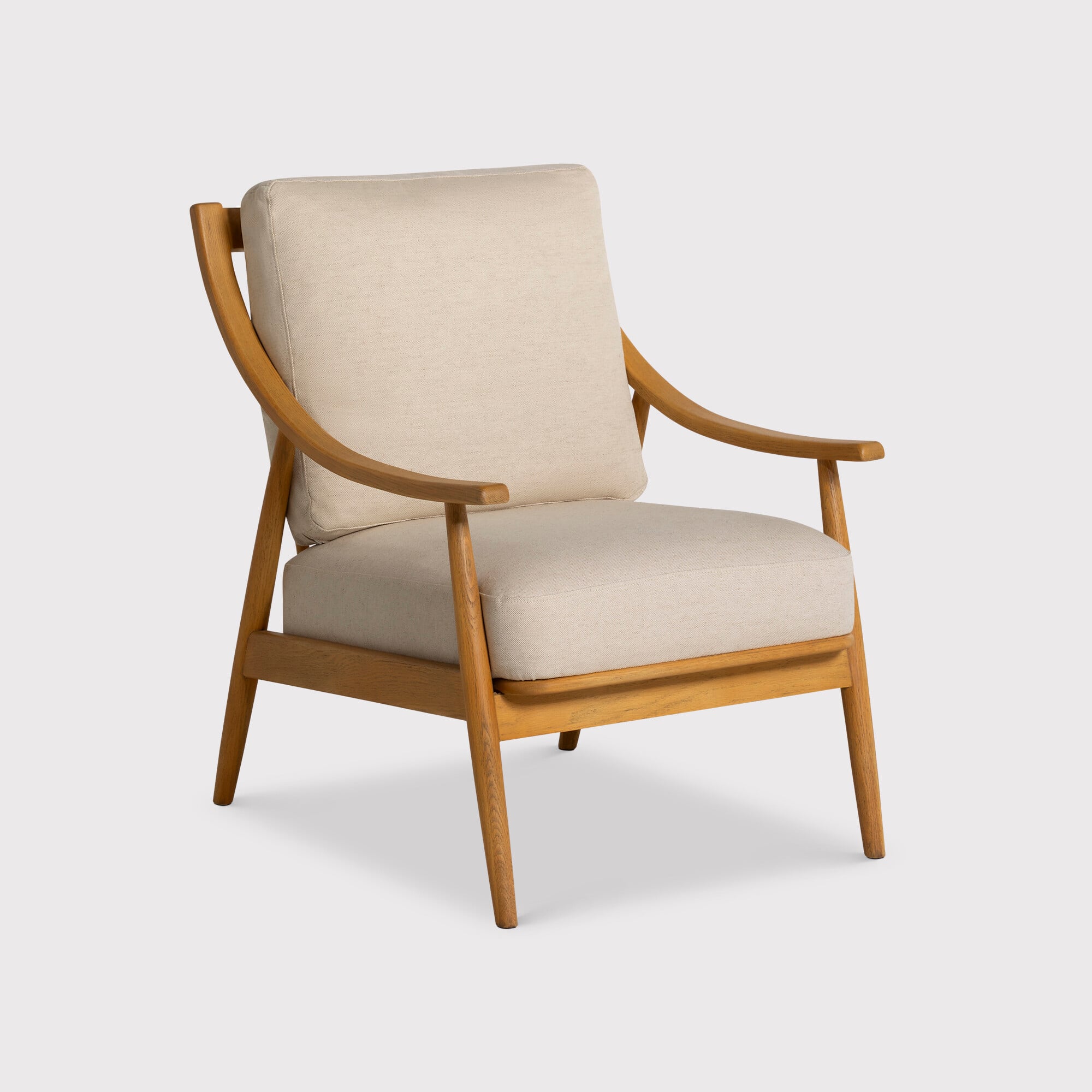Runa Armchair, Neutral Fabric | Barker & Stonehouse