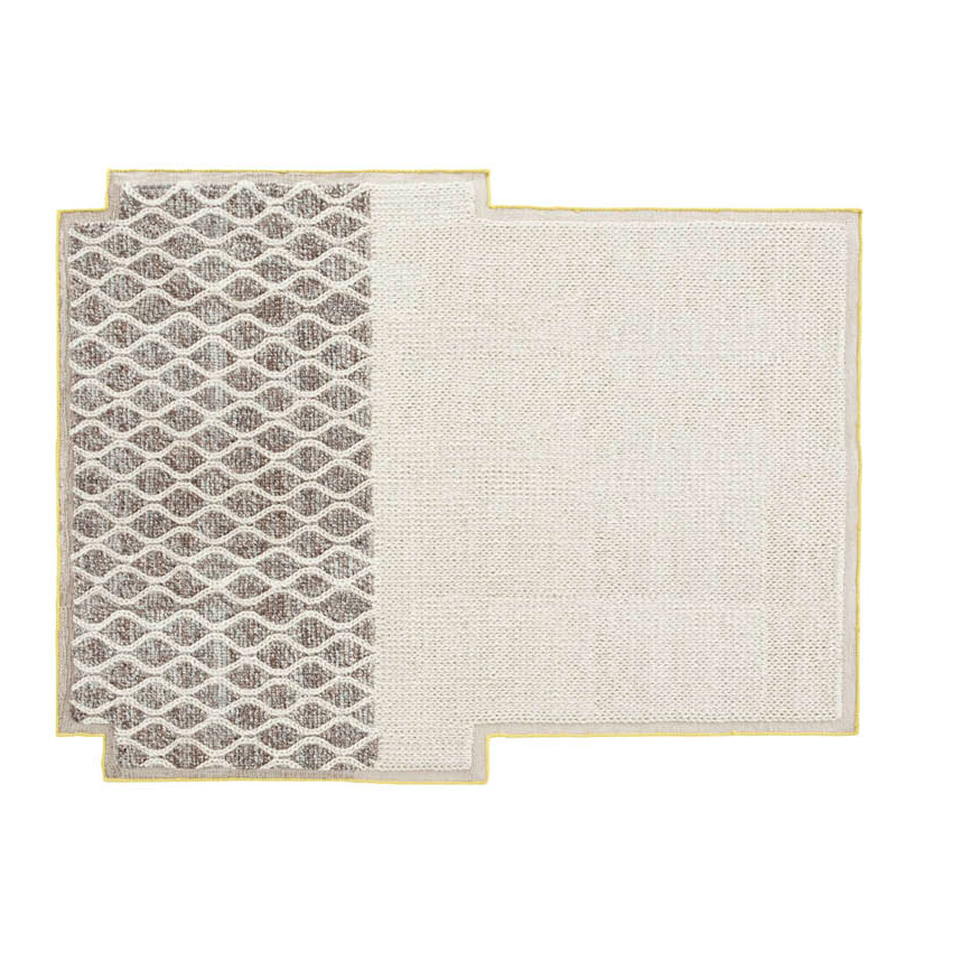 Gandia Blasco Mangas Rhombus Rug Ivory 220cm x 310cm